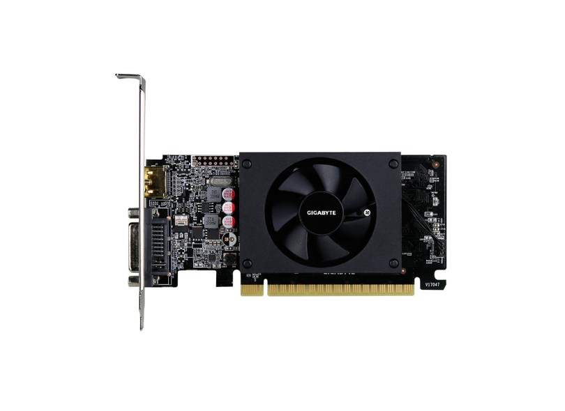 Placa de Video NVIDIA GeForce GT 710 2 GB GDDR5 64 Bits Gigabyte GV-N710D5-2GL