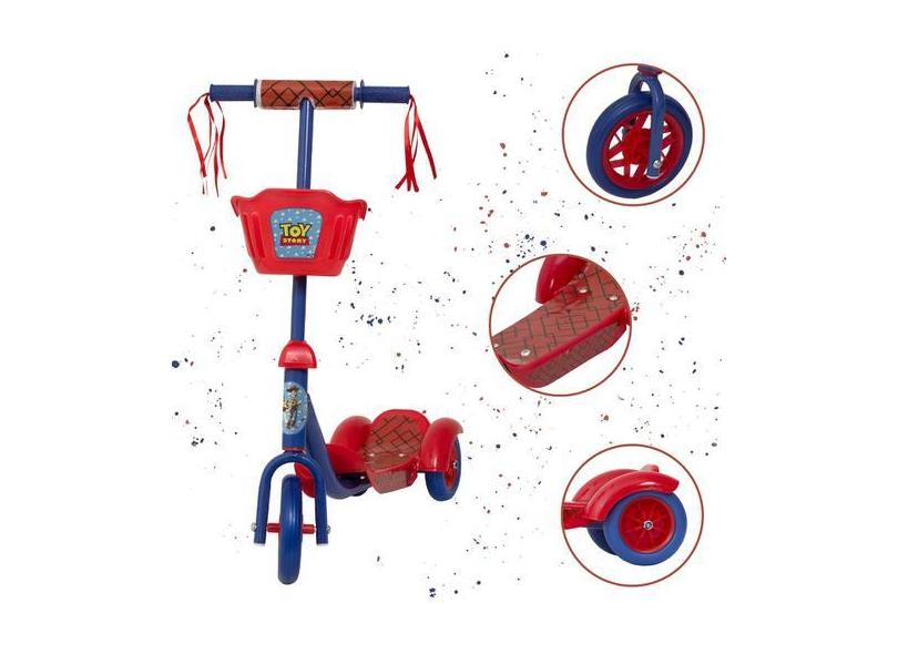 Patinete Menino Toy Story Ajustável Reforçado Para Crianças - Toys 2U