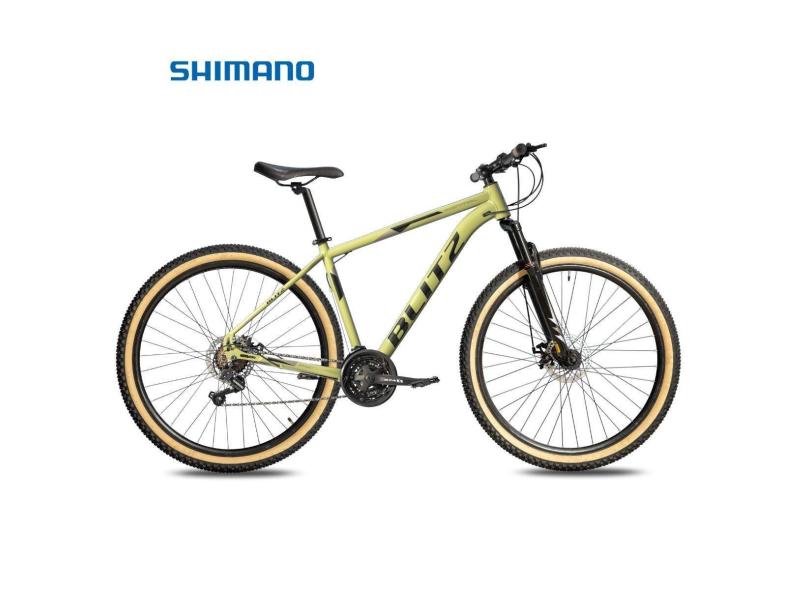 Bicicleta Aro 29 BLITZ Pontal Alumínio Shimano 21v Freios a Disco-Unissex