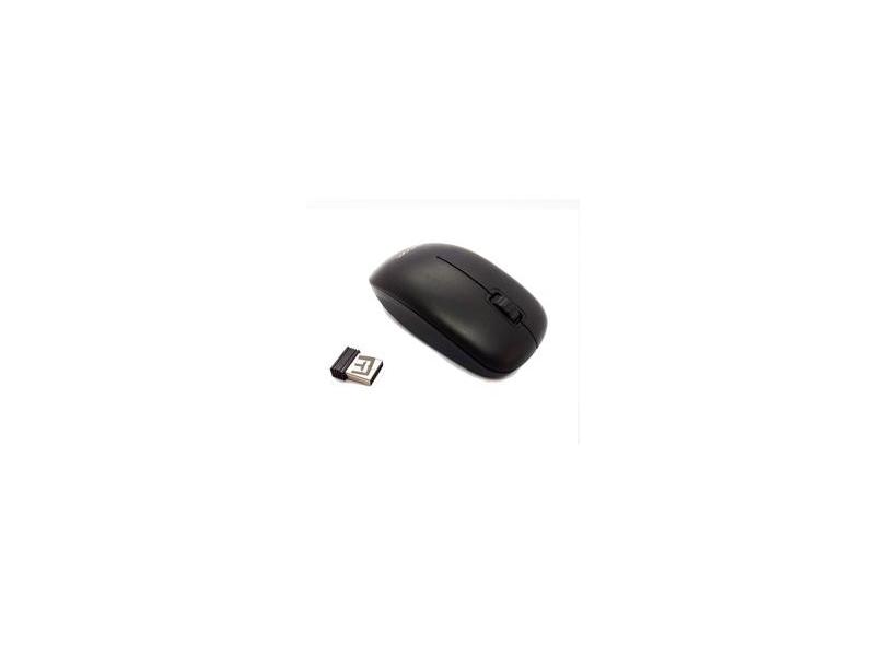 Mouse Sem Fio Com Pilha Alcance de 10 Metros MSS22 