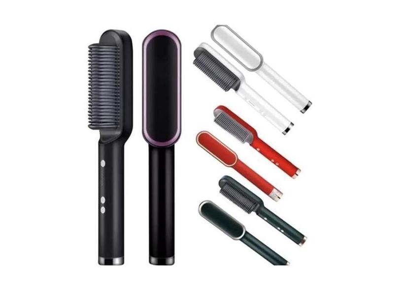Escova Pente Secadora Profissional Seca Modela Cabelo 3 Em 1 Bivolt Co