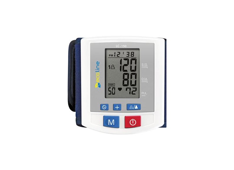 Aparelho Medidor de Pressão De Pulso Digital Automático Ecoline LC-15