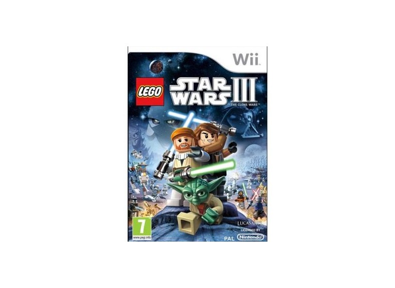 Jogo LEGO Star Wars III: The Clone Wars Nintendo Wii