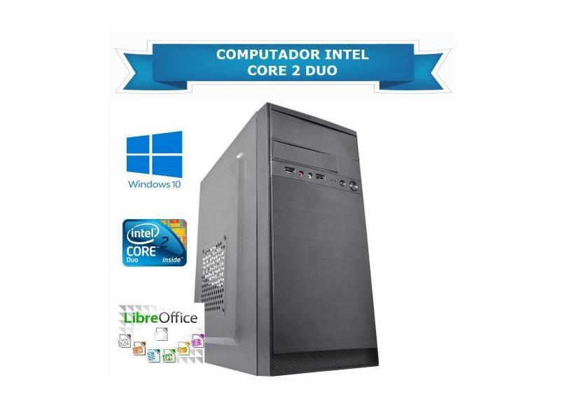 Computador CPU PC Intel Core 2 Duo - Memória 4 GB - Myatech, HD 1 TB +