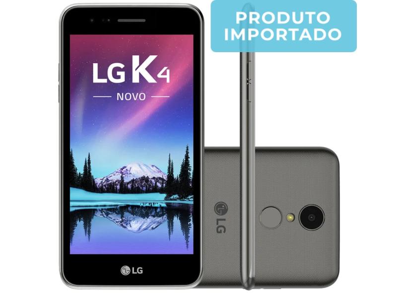 Smartphone LG K4 2017 X230 Importado 8GB 8,0 MP 2 Chips Android 6.0 (Marshmallow) 3G 4G