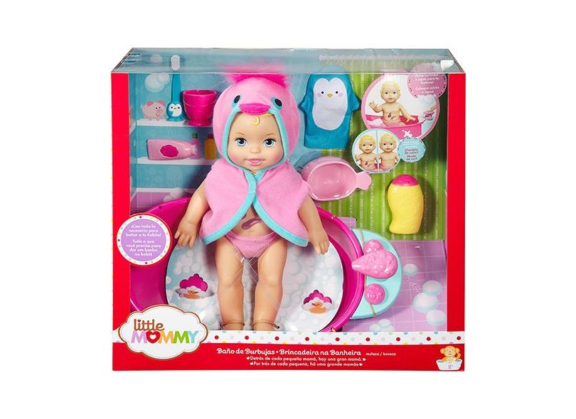 Boneca Little Mommy Little Mommy Brincadeira na Banheira Mattel