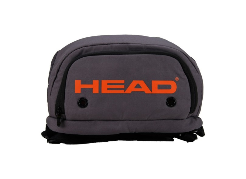 Mochila Esporte Head Rebel - Cinza e Laranja