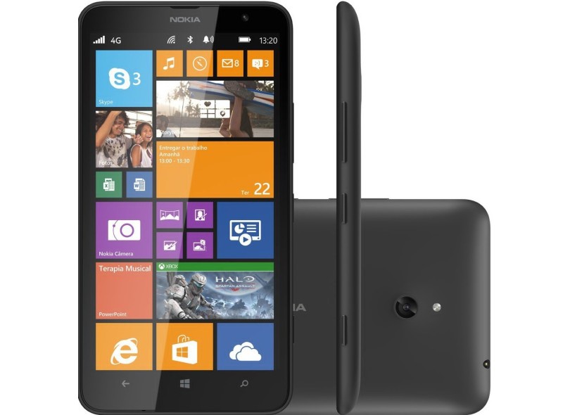 Smartphone Nokia Lumia 1320 Câmera 5,0 MP 8GB Windows Phone 8 Wi-Fi 4G 3G