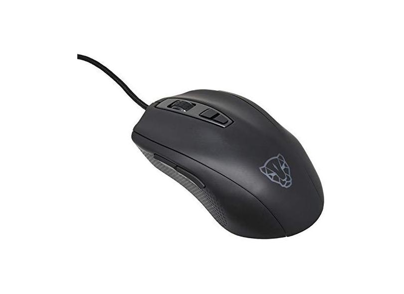 Mouse V60 Preto 7 Botões 5000 DPI RGB Sensor PMW3325 Gamer, MOTOSPEED, Mouses