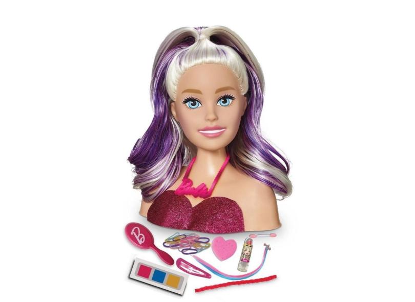 Boneca Barbie Para Maquiar Extra Styling Head Hair - Pupee - Ri Happy