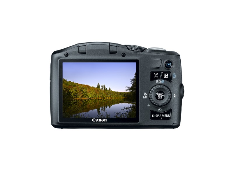 Canon Câmera digital PowerShot SX130IS de 12,1 MP com amplo