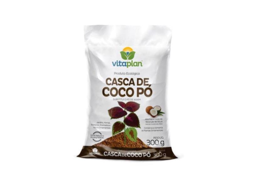 Casca De Coco Em Po 300G - Vitaplan