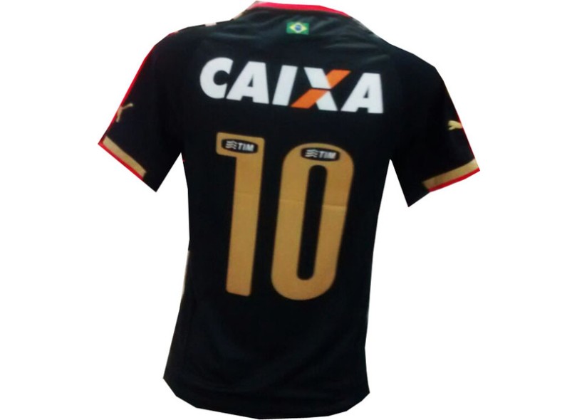 Camisa Jogo Vitória III 2014 com número Puma