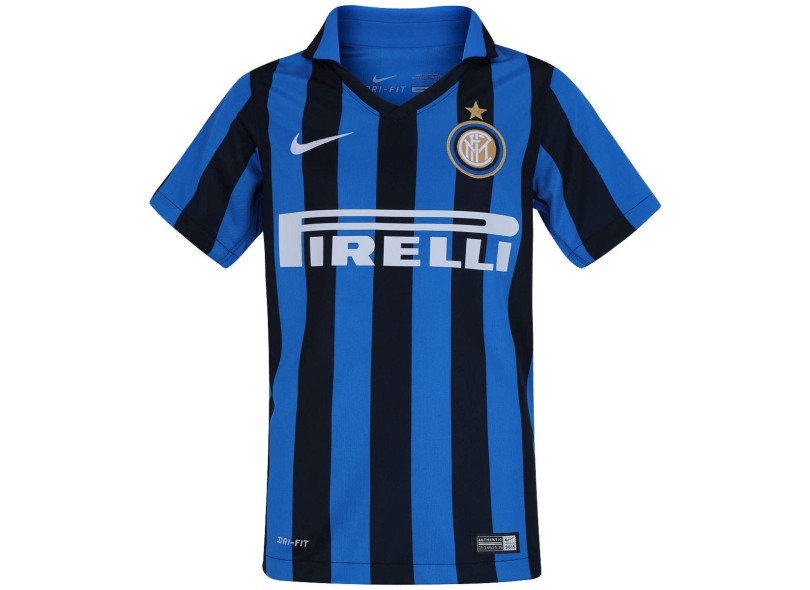 Camisa Torcedor Inter de Milão I 2015/16 Infantil sem Número Nike