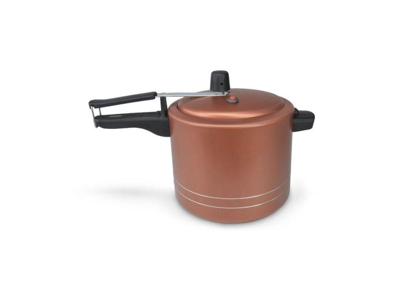 Panela De Pressão Antiaderente 4,5 Litros Alumínio - Cobre