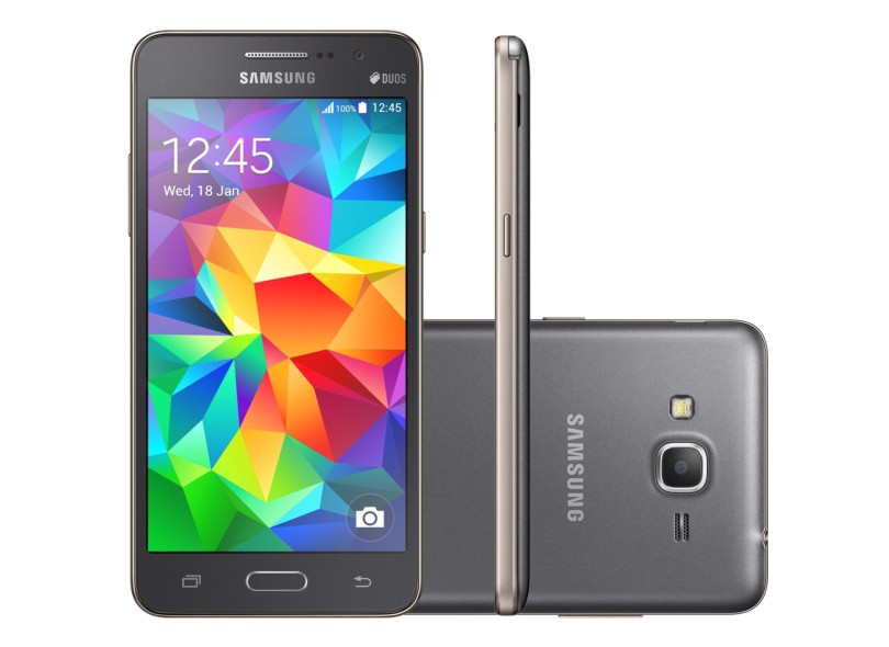 Smartphone Samsung Galaxy Gran Prime Duos G530H 2 Chips 8GB Android 4.4 (Kit Kat) Wi-Fi 3G