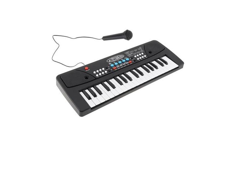 teclado eletrônico para iniciantes Teclado Eletrônico De 37 Teclas, Piano, Placa De Música Digital Com Microfone, Iluminação Musical