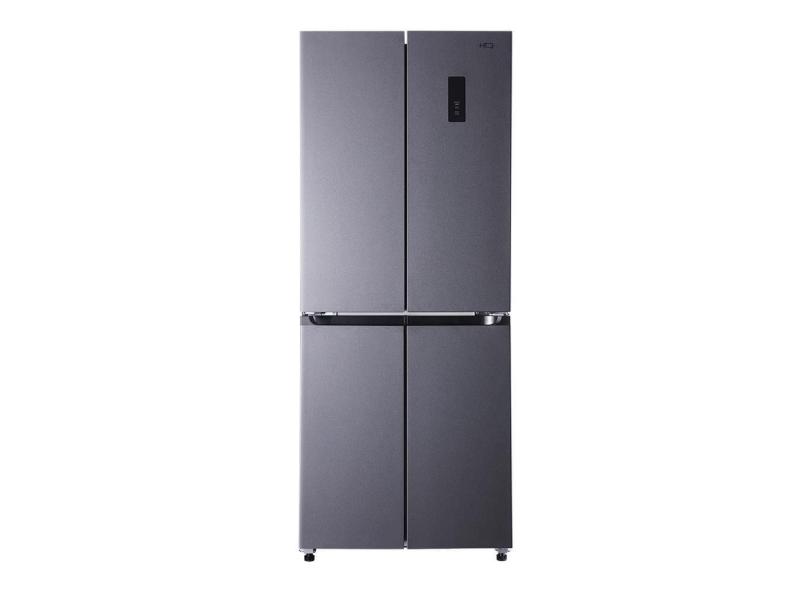 Geladeira HQ HQ-426MDFF Frost Free French Door Inverse 426 Litros cor Inox