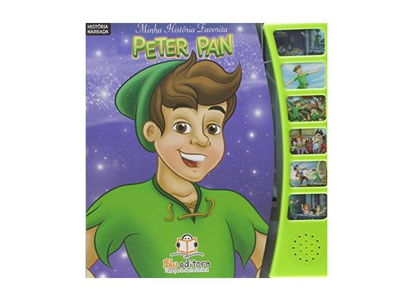 Minha História Favorita - Peter Pan - Editora Blu - 9788581022550