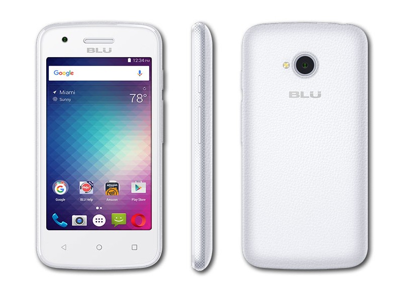 Smartphone Blu Dash L2 4GB D250 2 Chips Android 6.0 (Marshmallow) 3G Wi-Fi