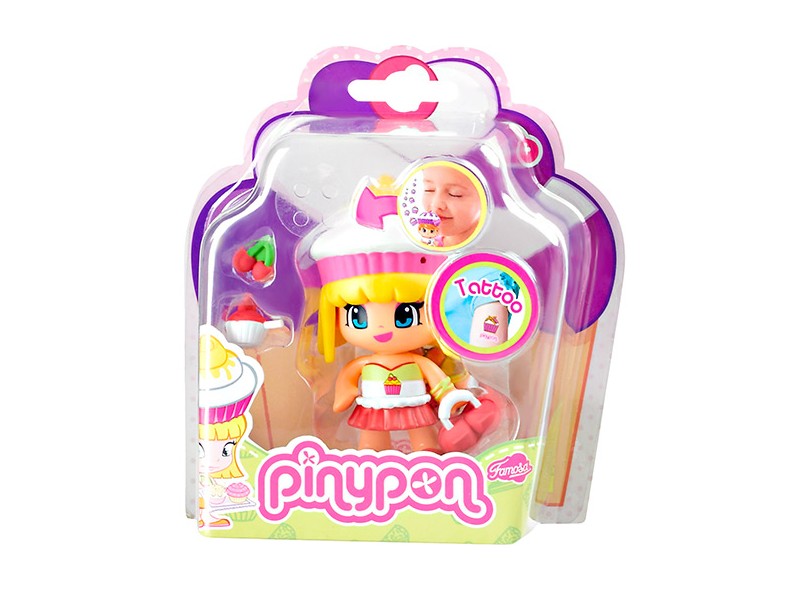 Boneca Pinypon Cupcake Cereja Multikids
