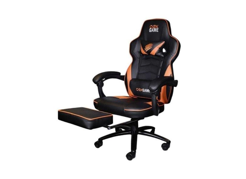 Cadeira Gamer Gc302 - 180Kg Preto/Laranja