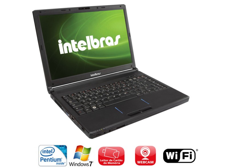 Notebook Intelbras i534 2GB HD 320GB Intel Pentium Dual Core T3400 Windows 7 Starter Edition