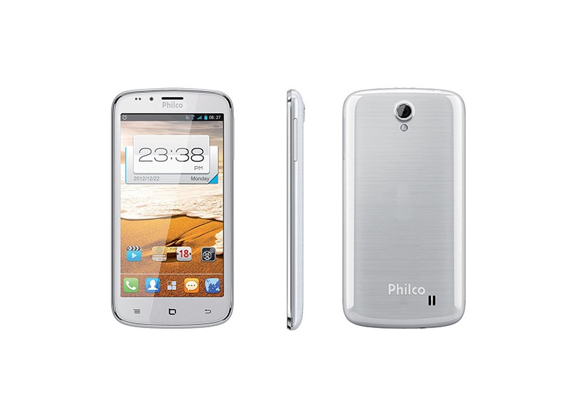 Smartphone Philco 530 Câmera 8,0 MP 2 Chips 4GB Android 4.0 (Ice Cream Sandwich) Wi-Fi 3G
