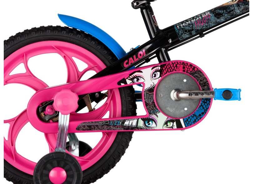 Bicicleta Caloi Aro 16 Monster High Linha 2015