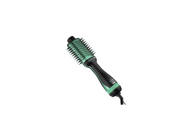 Escova Secadora GA.MA Italy Babosa Brush 3D 1200/1300W Preta/Verde - Bivolt