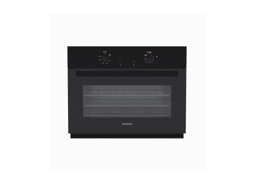 Forno De Embutir A Gas 90L Totale Nero Giii Gas Glp - Venax