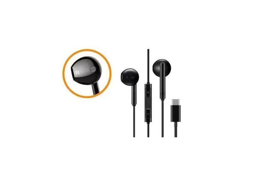 Fone de Ouvido Intra-auricular USB-C KAIDI KD-726 Preto