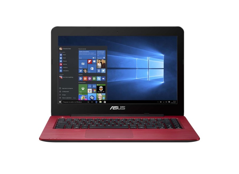 Notebook Asus Intel Core i3 4005U 4ª Geração 4GB de RAM HD 1 TB 14" Windows 10 Z450LA