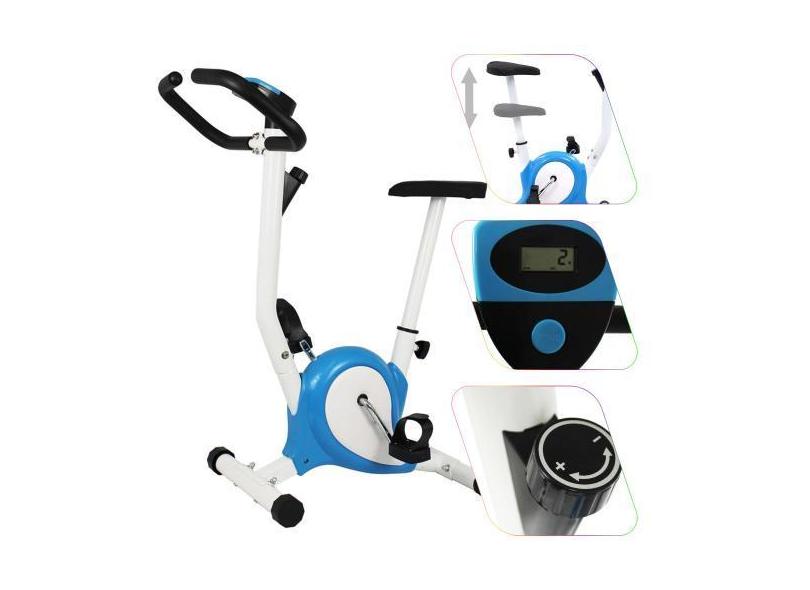 Bicicleta Ergométrica Mile Fitness Residencial 21 velocidades Compacta
