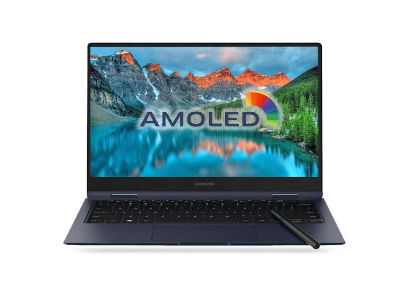 Notebook Conversível Samsung Intel Core i7 1165G7 11ª Geração 16.0 GB de RAM 4096.0 GB 13.0 " Touchscreen Windows 10 Galaxy Pro 360