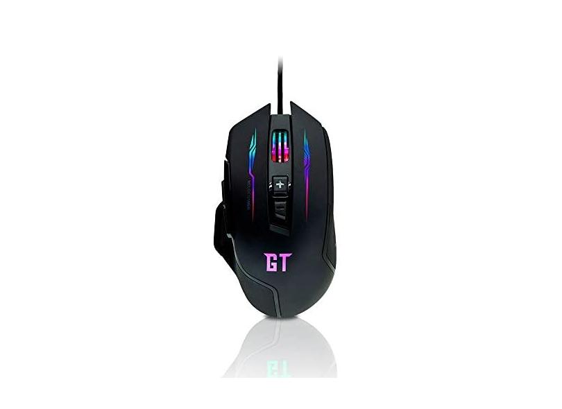 Mouse Gamer 12000 DPI Space com LED e 7 Botões| GT Gamer