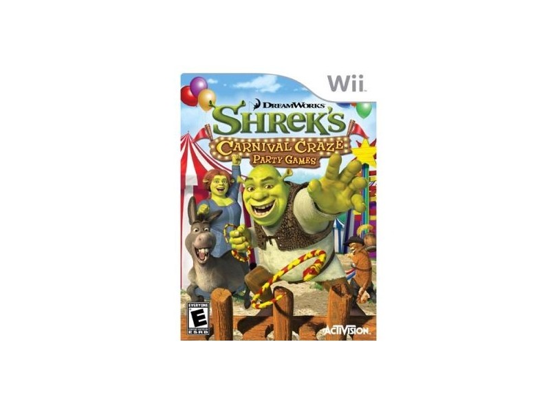 Jogo Shrek's Carnival Craze Activision Wii