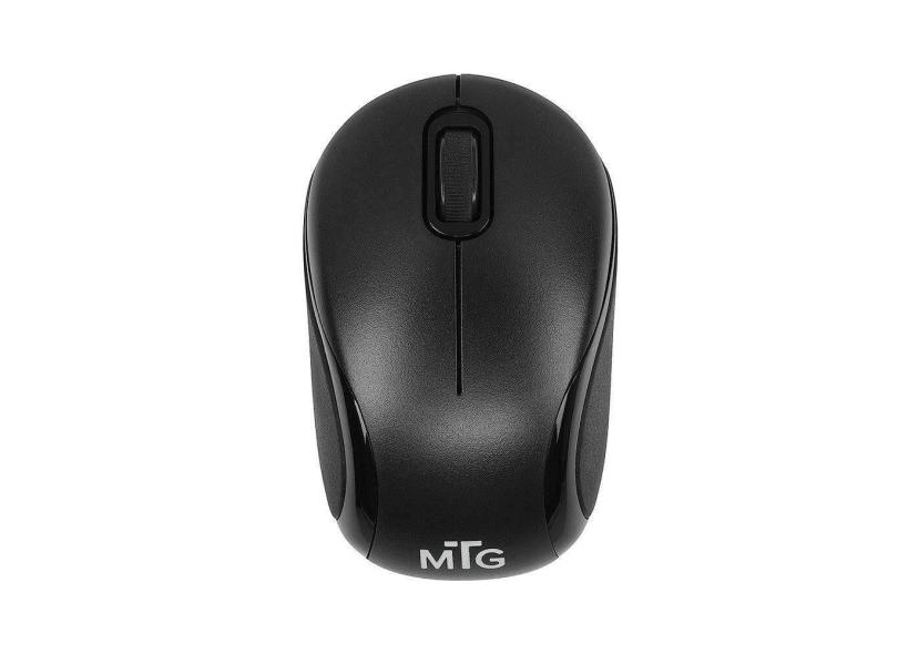 Mouse Sem Fio Wireless Mini Ergonômico Ambidestro 3 Botões MTG W841