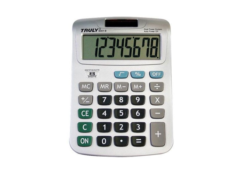 Calculadora de Bolso Truly 6001-8
