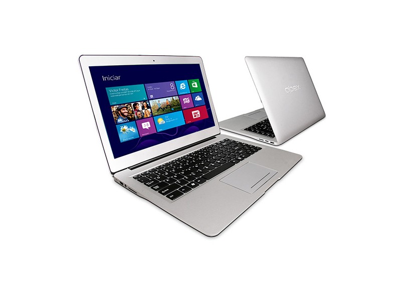 Ultrabook Qbex Intel Core i5 3317U 3ª Geração 8 GB 500 GB LED 14" Windows 8