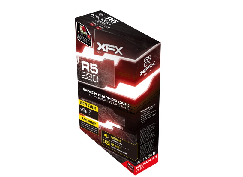 Placa de Video ATI Radeon R5 220 2 GB DDR3 64 Bits XFX R5-230A-CLH2