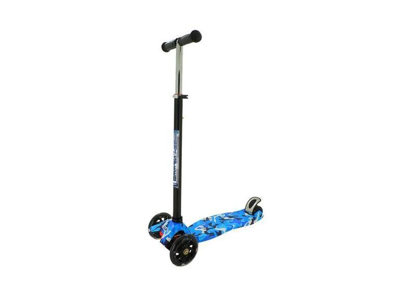 Patinete Light Speed Infantil Azul 3 Rodas Led Até 40Kg - Zippy Toys