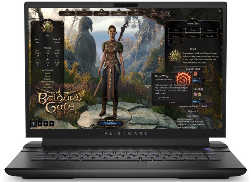 Notebook Gamer Dell Alienware M16 AW16-i1300-M16P Intel Core i9 13900HX 16" 16GB SSD 1 TB Windows 11 GeForce RTX 4060