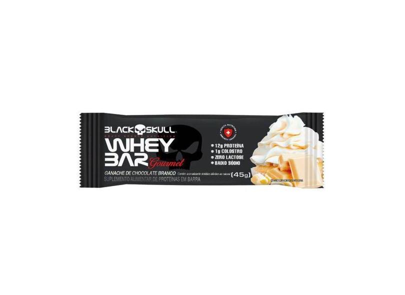 Barra Whey Bar Gourmet (45G) - Zero Lactose - Black Skull