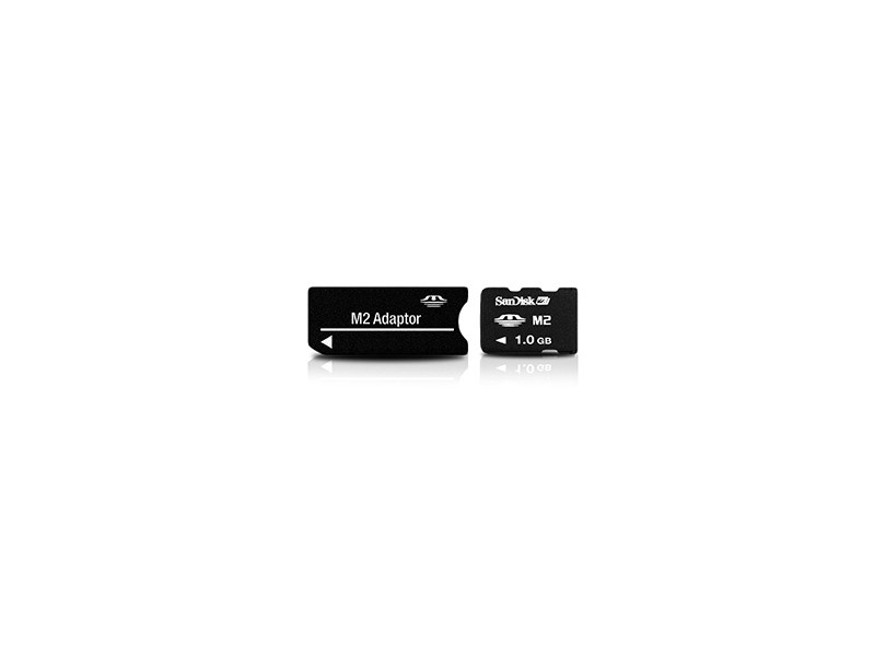 Cartão de Memória Memory Stick Micro SanDisk 1 GB M2-1GB-R