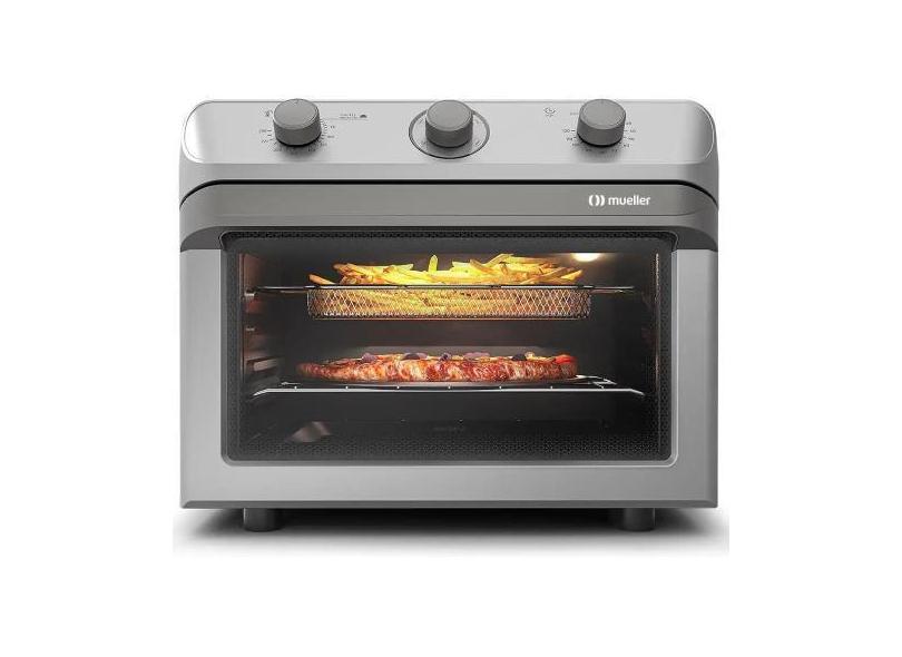 Fritadeira Elétrica Sem Óleo Fryer Air Forno Mueller 35 Litros Prata M