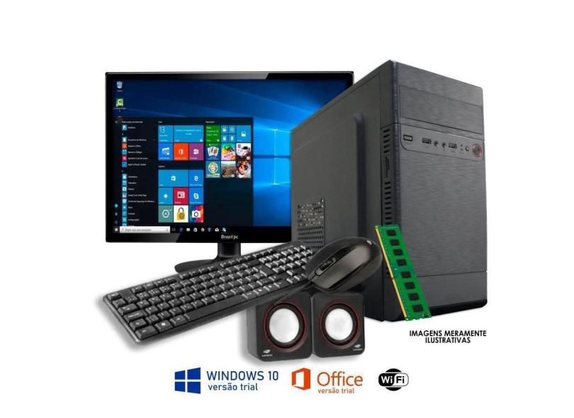 Computador Completo Core I5 8Gb Ram Ssd 120Gb Monitor 15