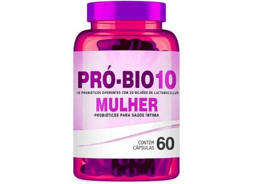 Probio 10 Para Candidíase Probiotico 20 Bilhões 60 Cápsulas