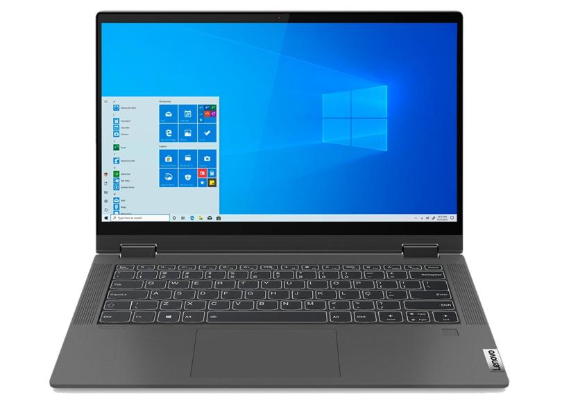 Notebook Conversível Lenovo IdeaPad Flex Intel Core i7 1065G7 10ª Geração 8.0 GB de RAM 256.0 GB 14 " Full Windows 10 81WS0004BR