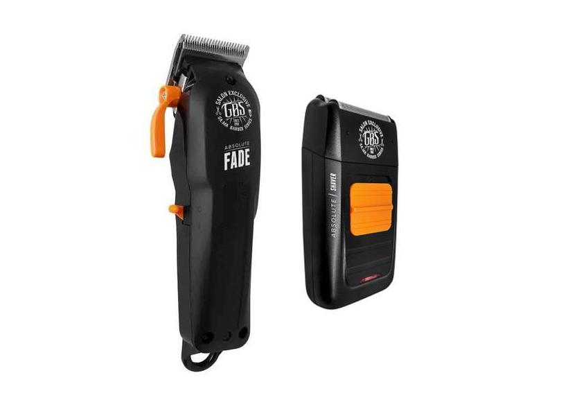 Kit Gama Gbs Absolute - Maquina De Corte Fade Cordless + Barbeador Sha